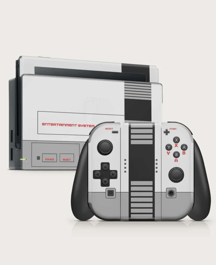 Imagen1_Pegatina Skin Nintendo NES (Blanco)