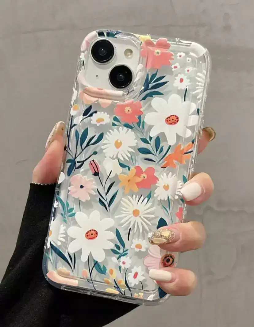 Imagen1_Funda flores tropicales (Naranja)
