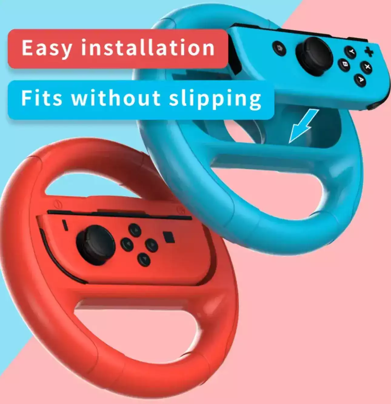 Imagen2_Pack Volante Para joycons (Rojo)