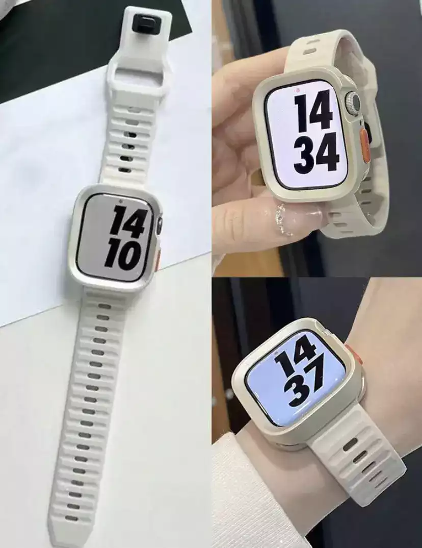 Imagen2_Banda Apple Watch + case (Blanco)